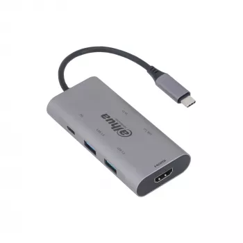 Dahua Technology 7-in-1 USB 3.1 USB-C USB 3.0 + HDMI + SD/TF + PD dokkimisjaam