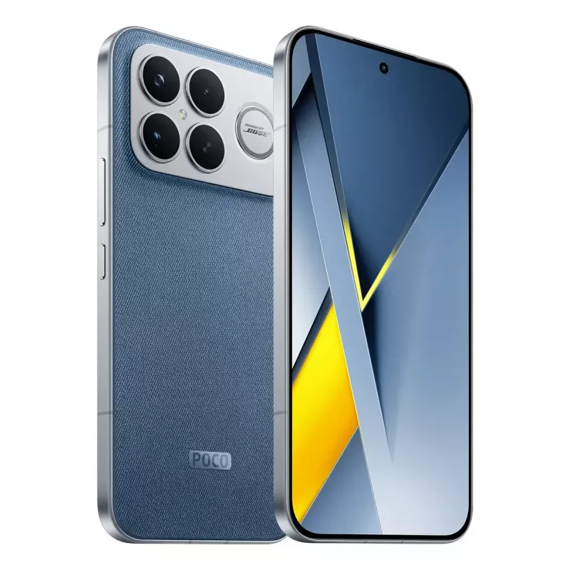Nutitelefon POCO F8 Ultra – Snapdragon 8 Elite Gen 5, 12 GB RAM, 256 GB, 6,9 tolli 2608×1200, Dual SIM, 5G, 50 MP kolmekordne kaamera, 6500 mAh, sinine