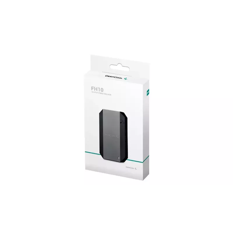 Ventilaatori kontroller DeepCool FH-10, 4-kontaktiline ventilaatoripistik, must, 80×46×15 mm