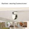 IP turvakaamera IMOU Ranger Dual Pro 6MP — Siseruumi lauale, 2304×1296, 3,6 mm, 8× digitaalne suum, 91°×47° vaatenurgad