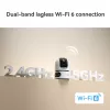 IP turvakaamera IMOU Ranger Dual Pro 6MP — Siseruumi lauale, 2304×1296, 3,6 mm, 8× digitaalne suum, 91°×47° vaatenurgad