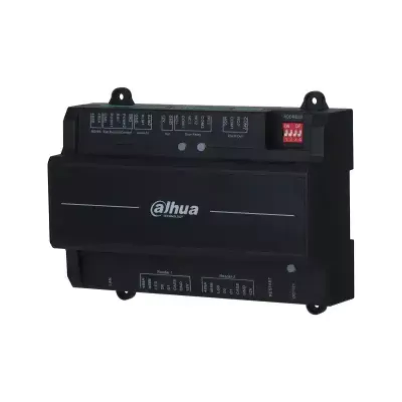 Turvaukse kontroller Dahua DHI-ASC2202B-S — 2-ukseline avatud kontroller, 12 V, 24 W, RJ-45/RS-485