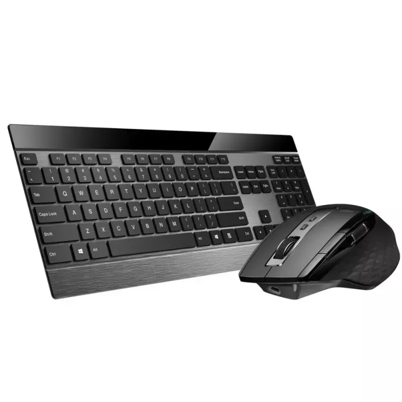 Klaviatuur ja hiir Rapoo 9900m Office QWERTZ Must
