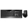 Klaviatuur ja hiir Rapoo 9900m Office QWERTZ Must