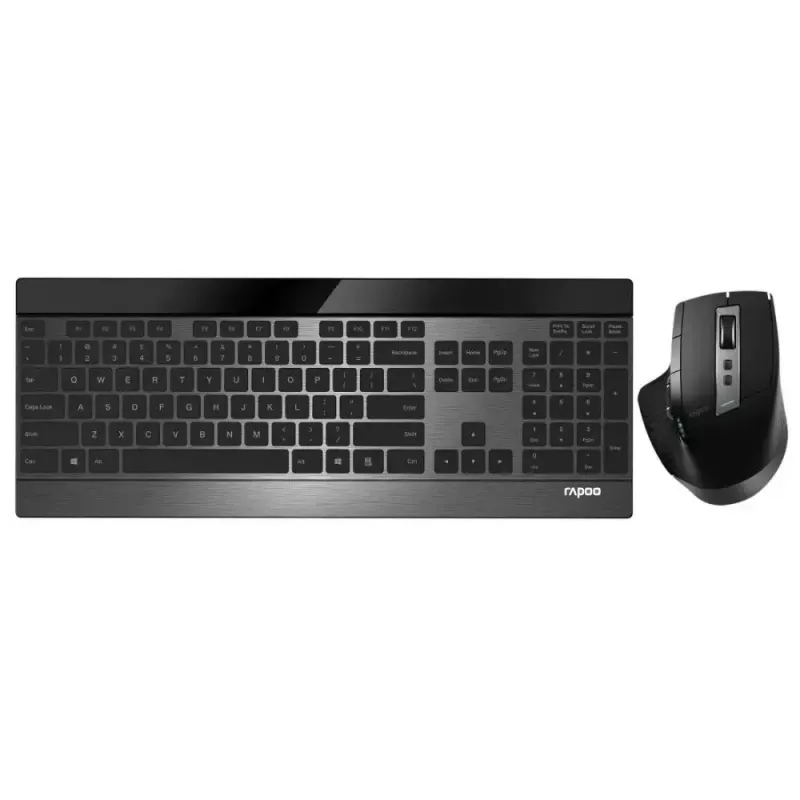 Klaviatuur ja hiir Rapoo 9900m Office QWERTZ Must