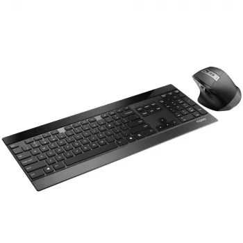 Klaviatuur ja hiir Rapoo 9900m Office QWERTZ Must