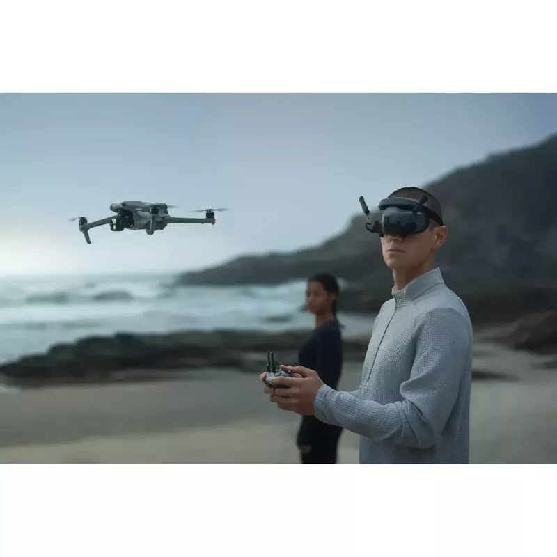 Spetsiaalne peakomplekt DJI Goggles 3 Micro-OLED 1920x1080, reguleeritav IPD, 0,47 kg, hall/must
