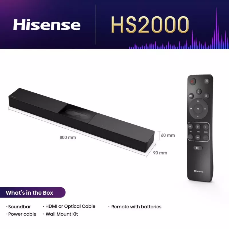 Hisense HS2000 2.1 kanalit 240 W