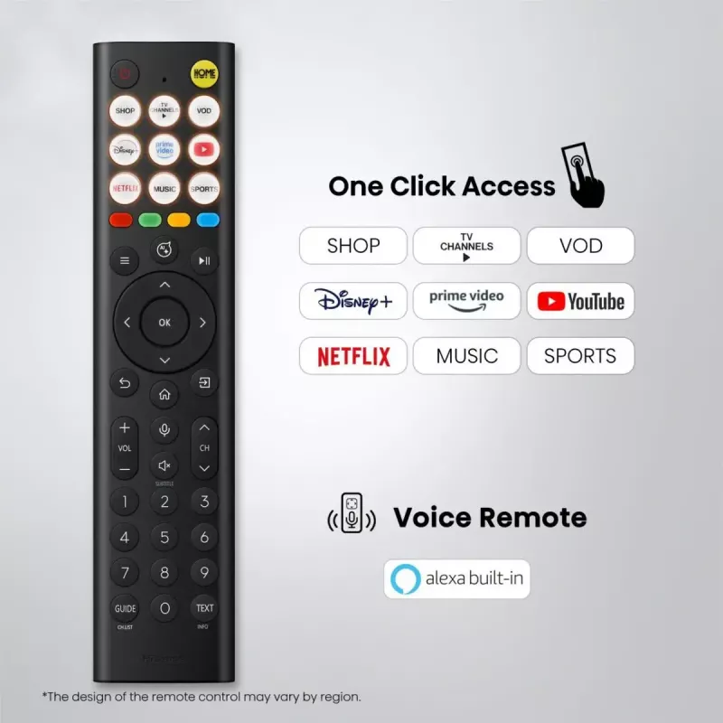 TV Hisense 50Q7S 50 tolli (127 cm) QLED 4K Ultra HD Smart TV, Direct-LED, HomeOS, Wi‑Fi, must