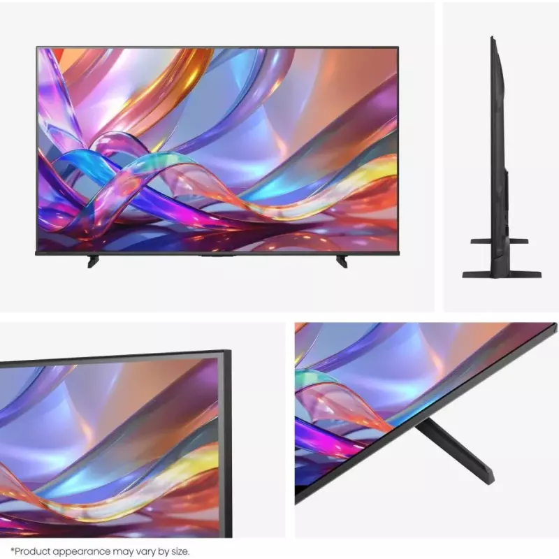 TV Hisense 50Q7S 50 tolli (127 cm) QLED 4K Ultra HD Smart TV, Direct-LED, HomeOS, Wi‑Fi, must