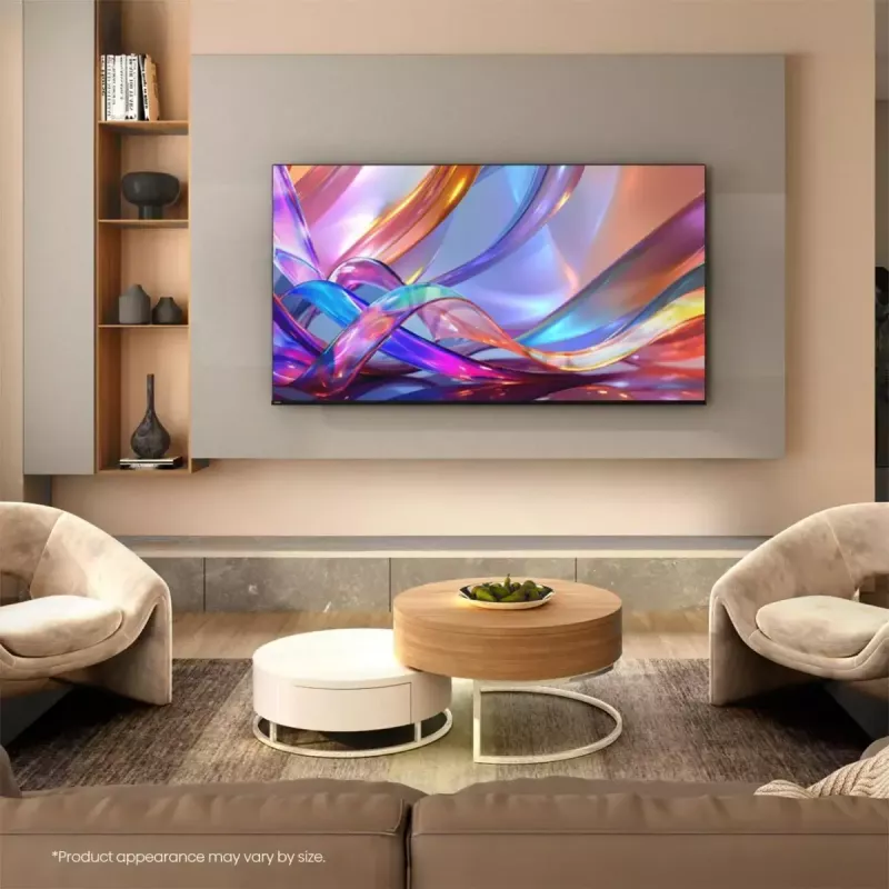 TV Hisense 50Q7S 50 tolli (127 cm) QLED 4K Ultra HD Smart TV, Direct-LED, HomeOS, Wi‑Fi, must