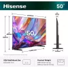TV Hisense 50Q7S 50 tolli (127 cm) QLED 4K Ultra HD Smart TV, Direct-LED, HomeOS, Wi‑Fi, must