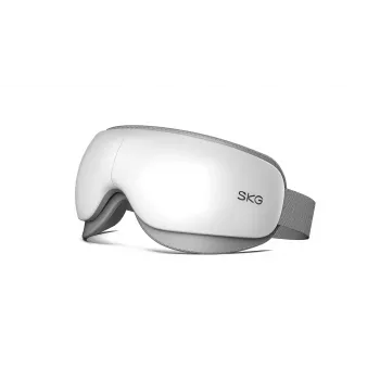 Silmamassaažiseade SKG ES500, valge — kompressioon, soojus, 10 W, sisseehitatud aku, 270 g