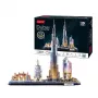 3D pusle CubicFun City Line Dubai LED, 182 tükki, 532×48 mm, vanus 10+