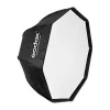Softbox Godox SB-GUE120 must 120 cm nailon hajutite ja võrega