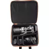 Kaamerakere kott Godox CB-12 AD600Pro-le, flanell/nailon, must ja oranž, õlarihmaga