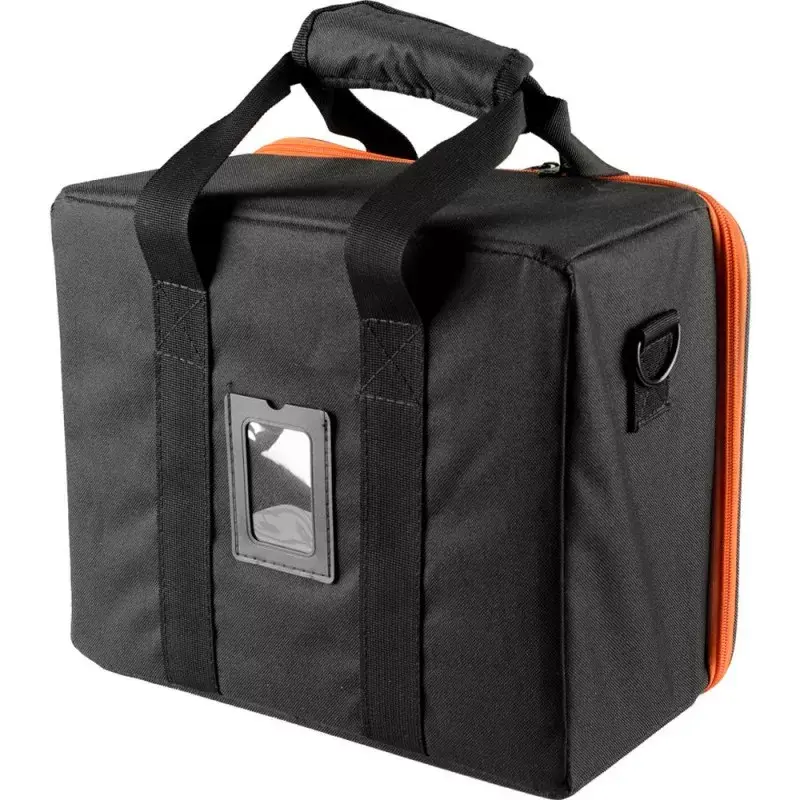 Kaamerakere kott Godox CB-12 AD600Pro-le, flanell/nailon, must ja oranž, õlarihmaga
