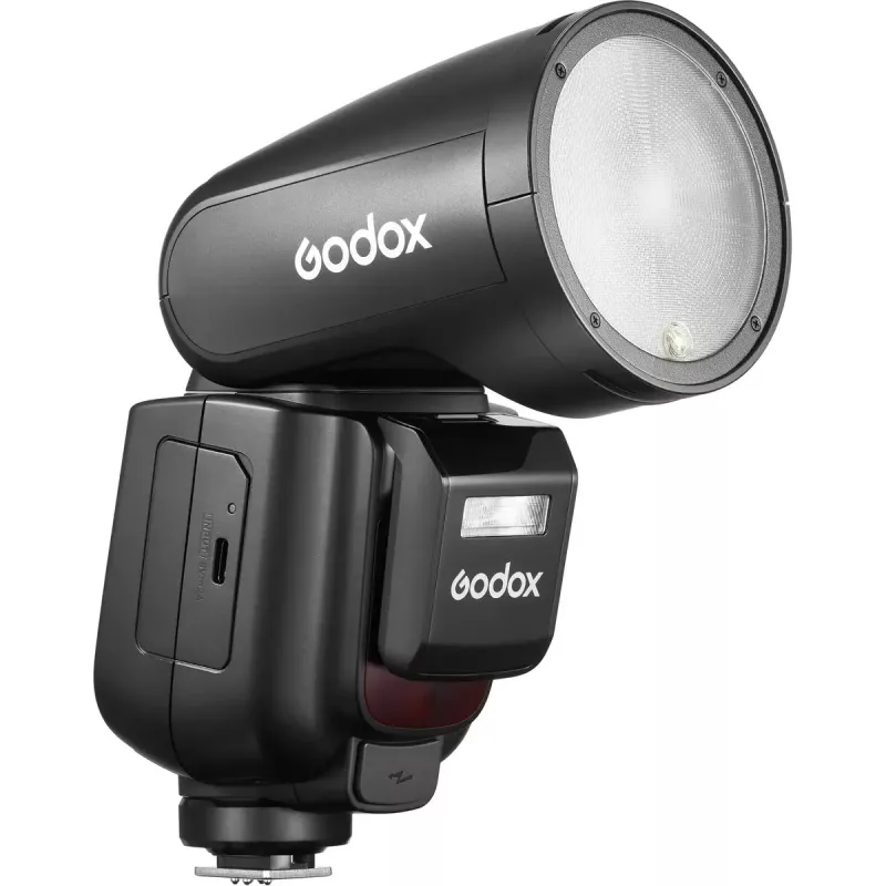 Videokaamera välklamp Godox V1Pro Must 1,5s taaskasutusaeg