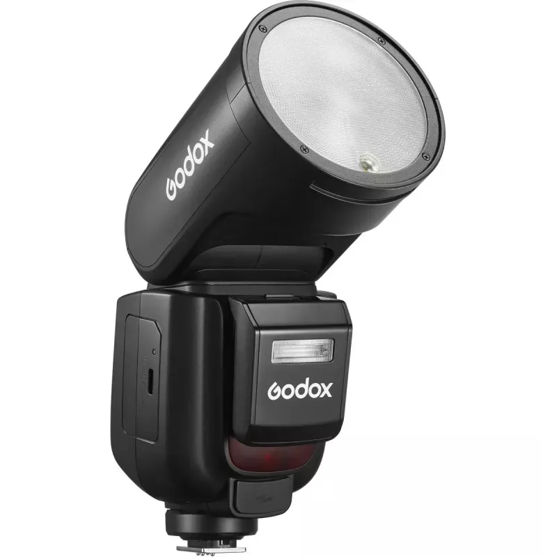 Videokaamera välklamp Godox V1Pro Must 1,5s taaskasutusaeg
