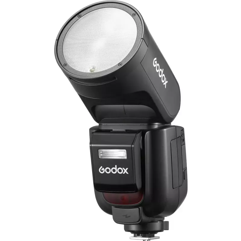Videokaamera välklamp Godox V1Pro Must 1,5s taaskasutusaeg