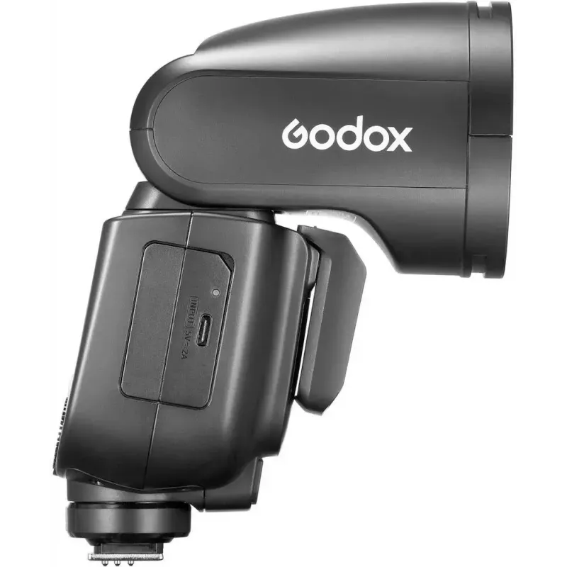 Videokaamera välklamp Godox V1Pro Must 1,5s taaskasutusaeg