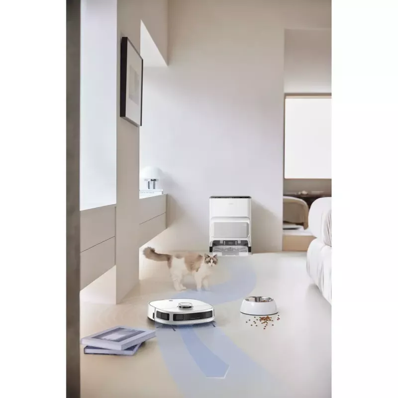 Robot vacuum cleaner Midea V12 Wet&Dry 5200 mAh 3L 5000 Pa Valge
