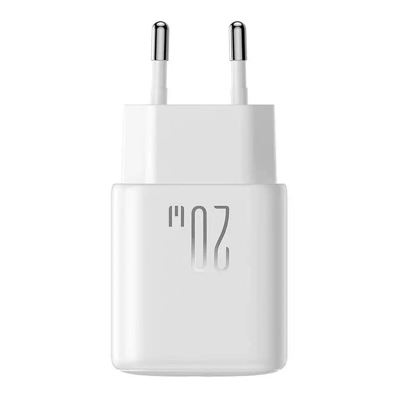 Toiteadapter Joyroom JR-TCF12 kahe pordiga 20W (USB-C x2) valge