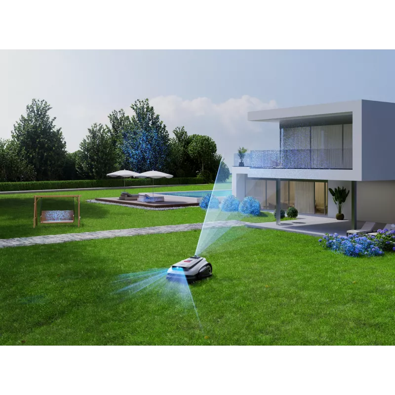 Ecovacs GOAT A1600 LiDAR PRO EU robootiline muruniiduk aku Must, Valge