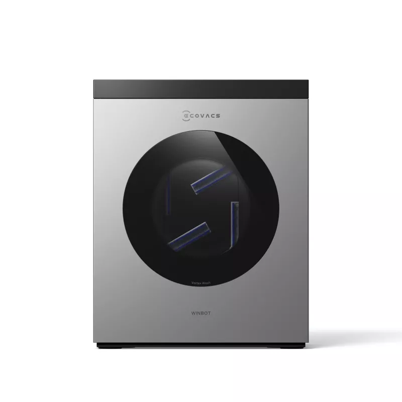 Akna puhastamise robot Ecovacs WINBOT W3 OMNI, aku 4500 mAh, 270×270×76 mm, hõbe/valge