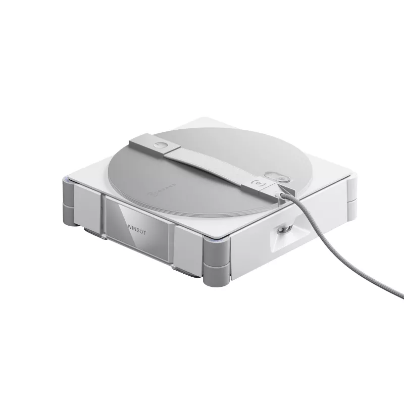 Akna puhastamise robot Ecovacs WINBOT W3 OMNI, aku 4500 mAh, 270×270×76 mm, hõbe/valge