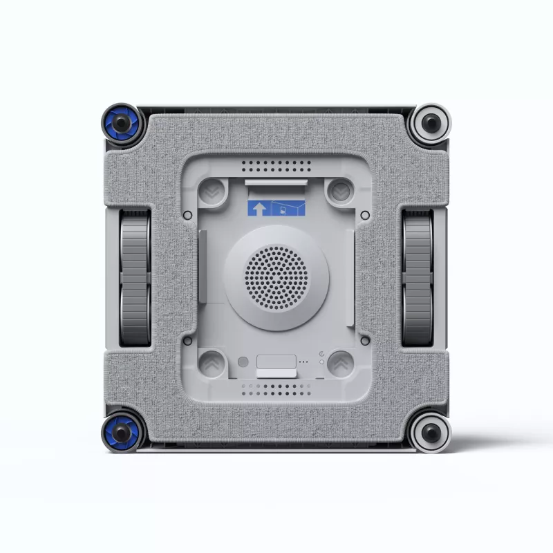Akna puhastamise robot Ecovacs WINBOT W3 OMNI, aku 4500 mAh, 270×270×76 mm, hõbe/valge