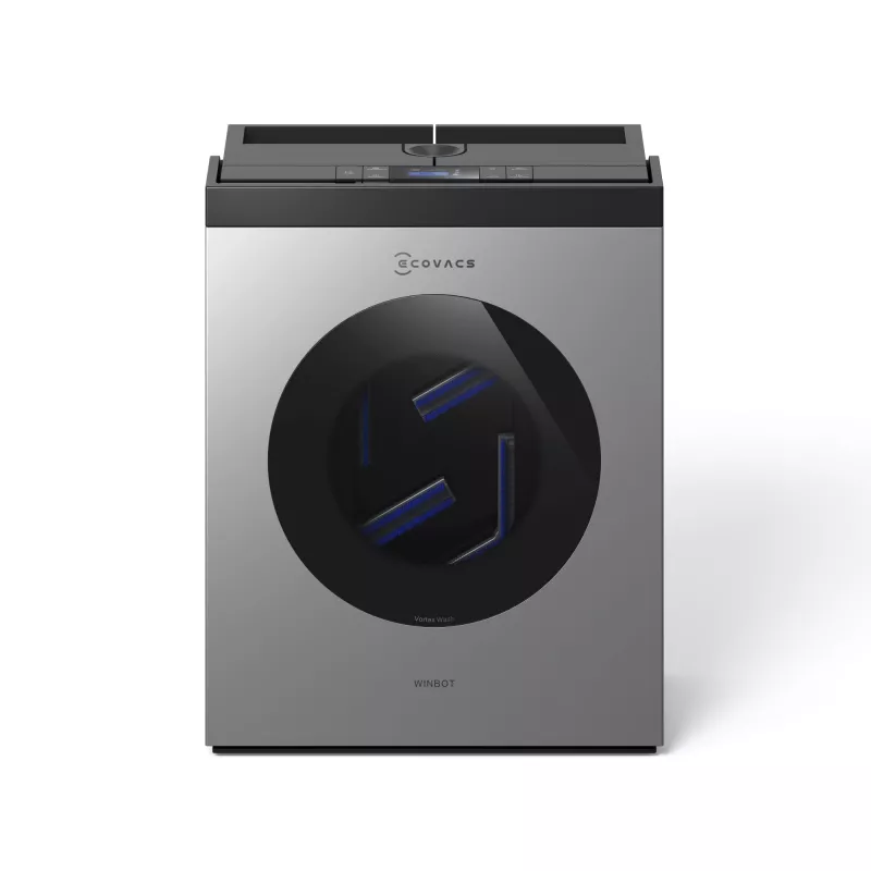 Akna puhastamise robot Ecovacs WINBOT W3 OMNI, aku 4500 mAh, 270×270×76 mm, hõbe/valge