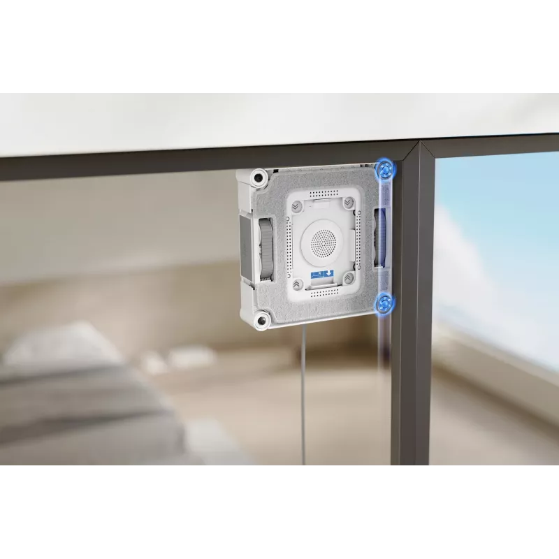 Akna puhastamise robot Ecovacs WINBOT W3 OMNI, aku 4500 mAh, 270×270×76 mm, hõbe/valge