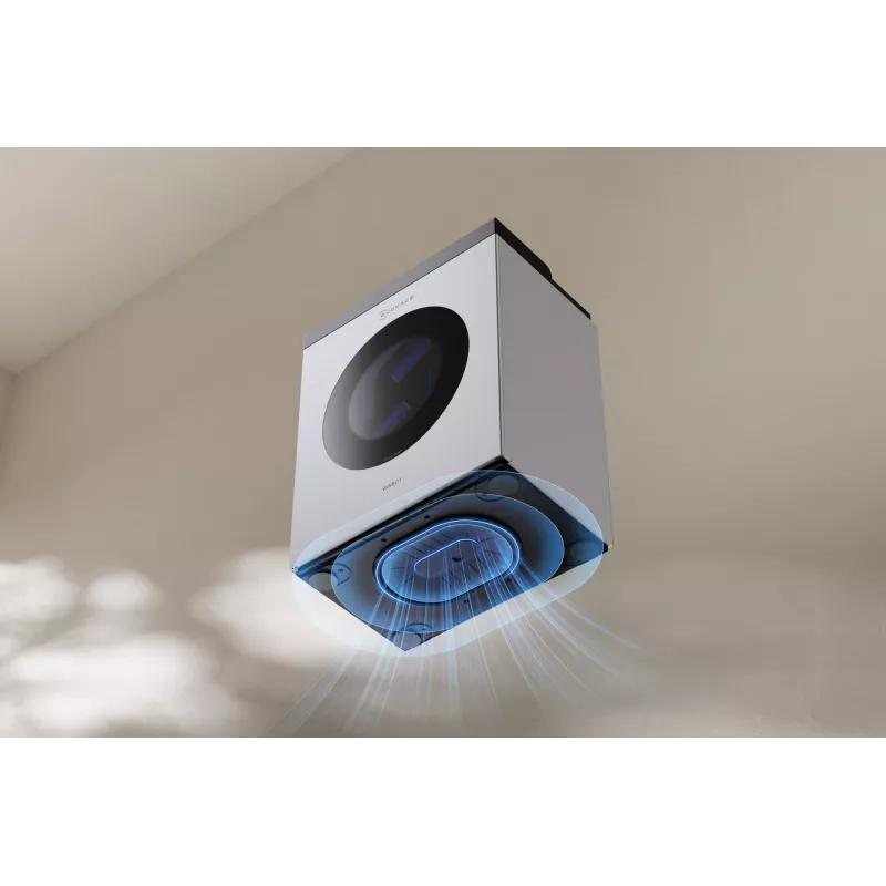 Akna puhastamise robot Ecovacs WINBOT W3 OMNI, aku 4500 mAh, 270×270×76 mm, hõbe/valge