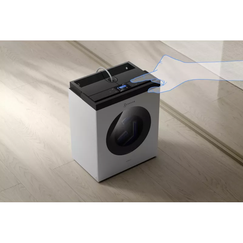 Akna puhastamise robot Ecovacs WINBOT W3 OMNI, aku 4500 mAh, 270×270×76 mm, hõbe/valge
