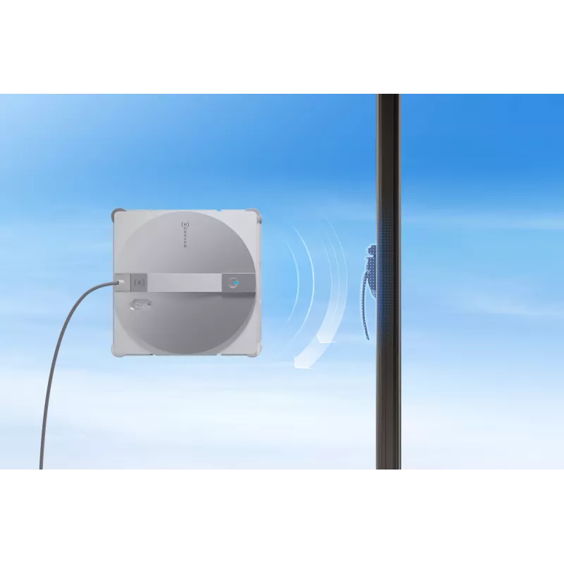 Akna puhastamise robot Ecovacs WINBOT W3 OMNI, aku 4500 mAh, 270×270×76 mm, hõbe/valge