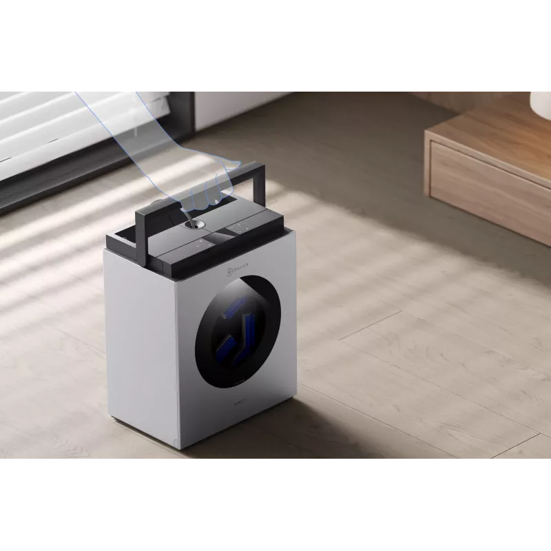 Akna puhastamise robot Ecovacs WINBOT W3 OMNI, aku 4500 mAh, 270×270×76 mm, hõbe/valge
