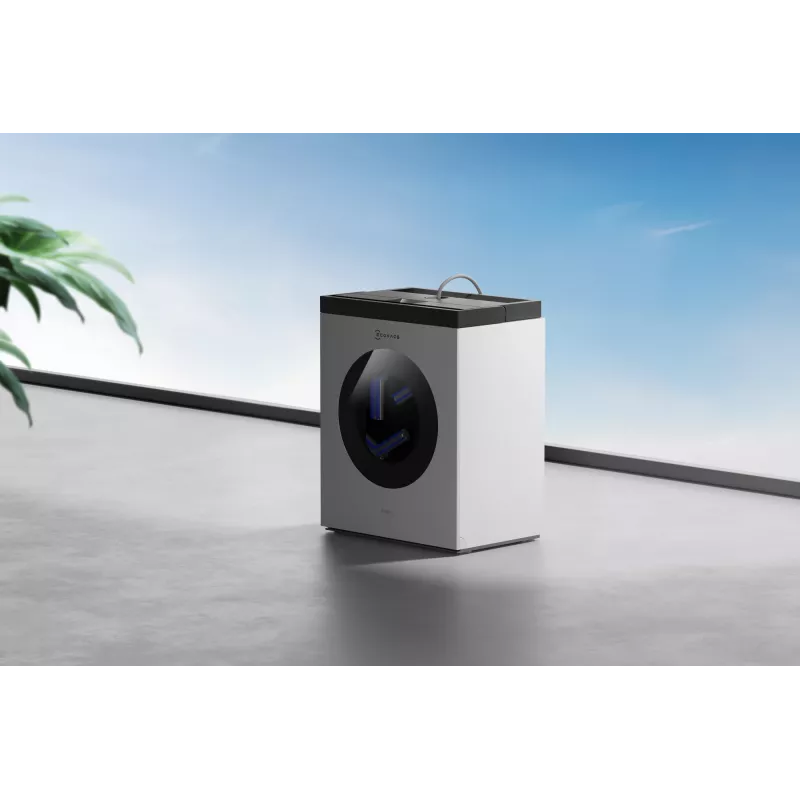 Akna puhastamise robot Ecovacs WINBOT W3 OMNI, aku 4500 mAh, 270×270×76 mm, hõbe/valge