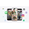 Nutitelefoni kaamera stabilisaator Insta360 Flow 2 Pro Creator Bundle 360° pöörlemine