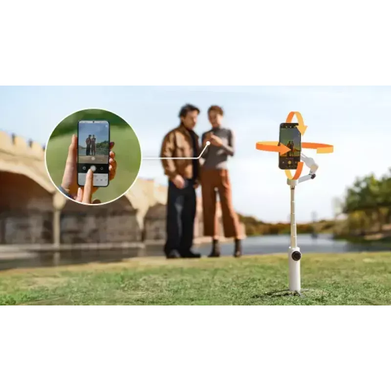 Nutitelefoni kaamera stabilisaator Insta360 Flow 2 Pro Creator Bundle 360° pöörlemine