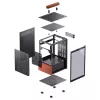 PC Case Jonsbo T6, Mini-Tower, Mini-ITX, Must