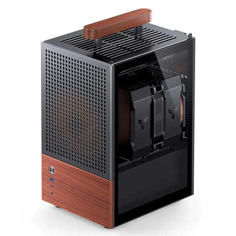 PC Case Jonsbo T6, Mini-Tower, Mini-ITX, Must