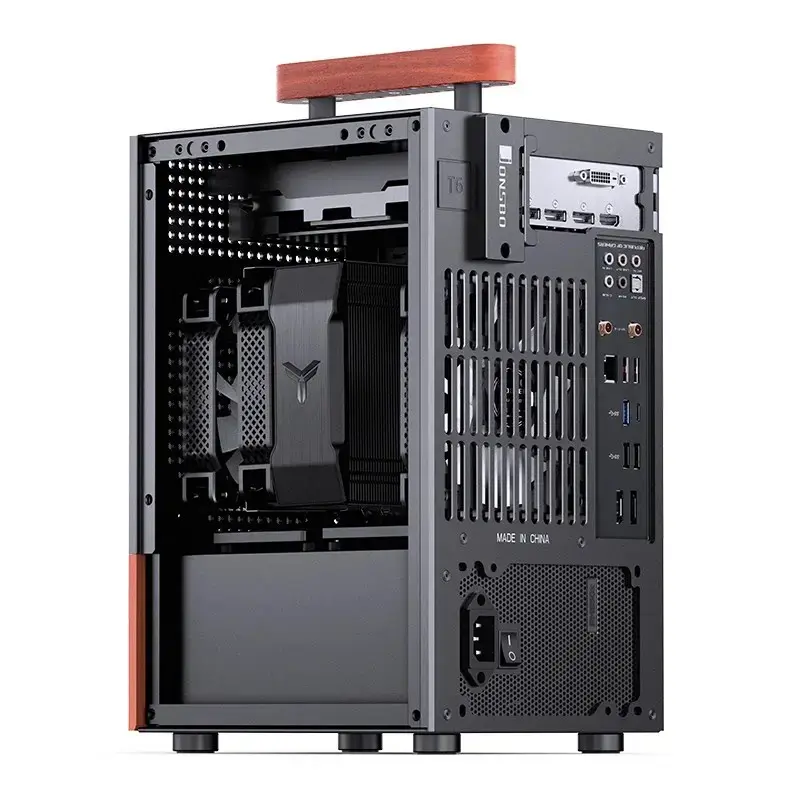 PC Case Jonsbo T6, Mini-Tower, Mini-ITX, Must