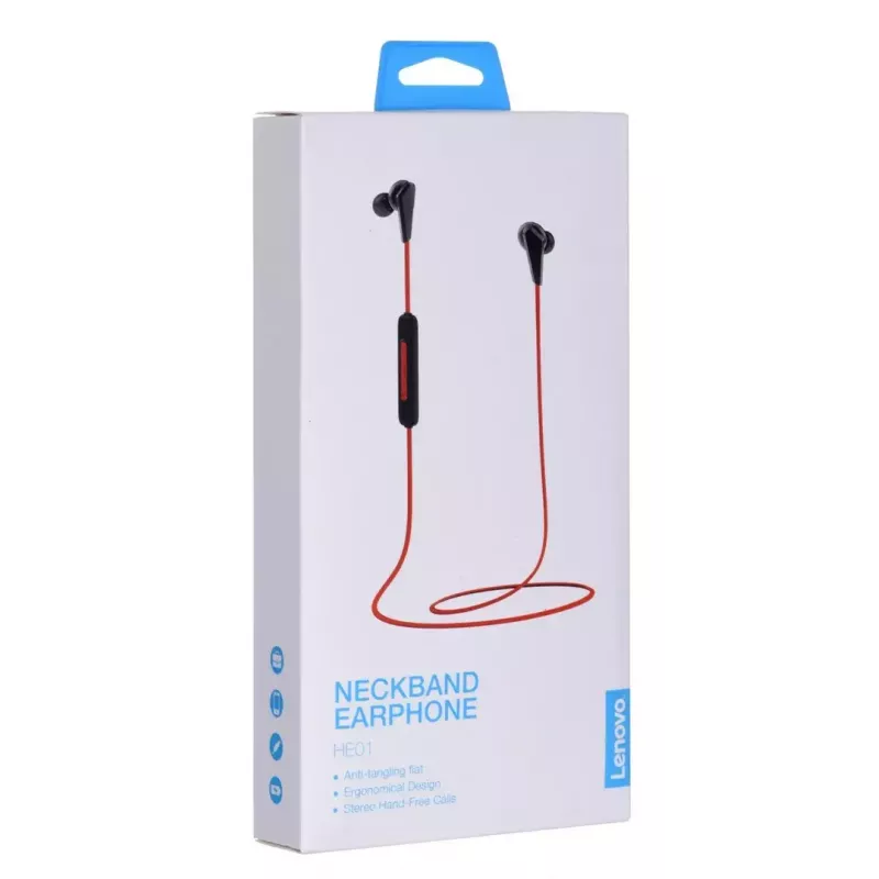 Juhtmevabad Bluetooth-kõrvaklapid Lenovo HE01 RED