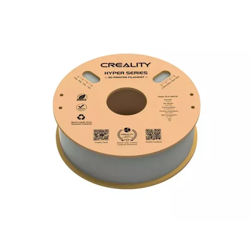 3D-printimismaterjal Creality 3D 3301010335 polüpiimhape (PLA) valge 1 kg