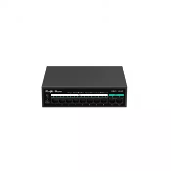 RUIJIE haldamata PoE-lüliti RG-ES110FG-P — 10-pordine gigabitine (10/100/1000) koos 1 SFP-ga, 120 W, 20 Gbps kommutatsioon