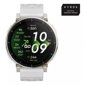 Amazfit Active 3 nutikell — 3,35 cm (1,32-tolline) AMOLED, 466×466, puuteekraan, GPS, 365 mAh, silikoonrihm