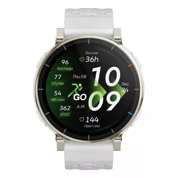 Amazfit Active 3 nutikell — 3,35 cm (1,32-tolline) AMOLED, 466×466, puuteekraan, GPS, 365 mAh, silikoonrihm