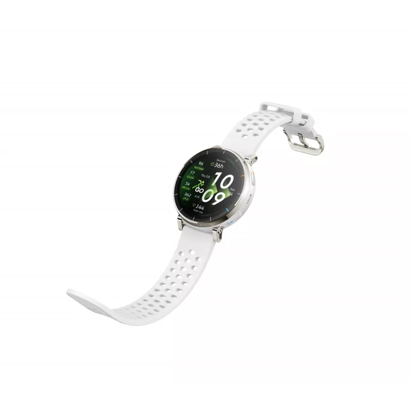 Amazfit Active 3 nutikell — 3,35 cm (1,32-tolline) AMOLED, 466×466, puuteekraan, GPS, 365 mAh, silikoonrihm