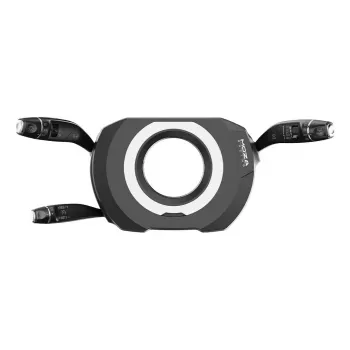 Roolivarre vars Moza Racing RS065 Must Alumiinium Teras 411x127x152mm